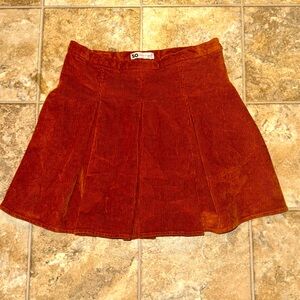 Juniors corduroy skirt